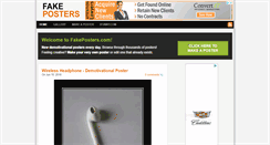 Desktop Screenshot of fakeposters.com